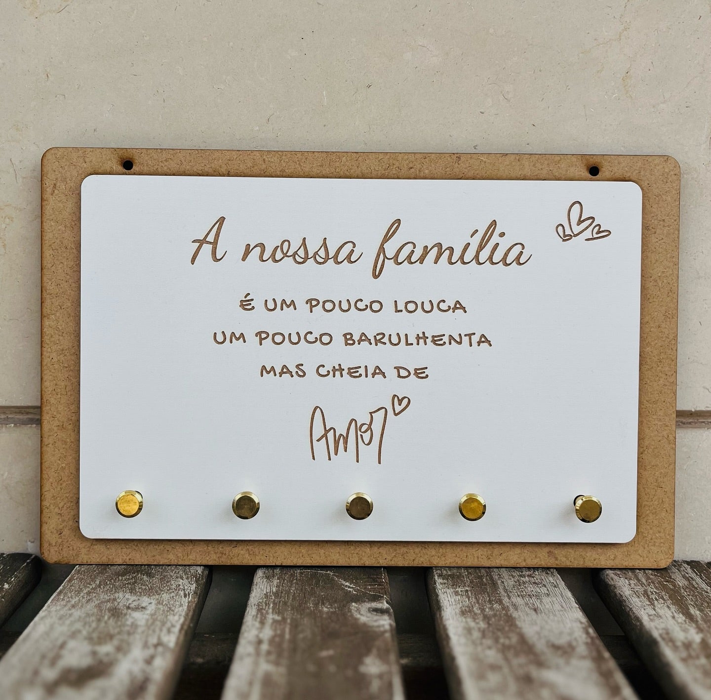 Chaveiro "A nossa família"