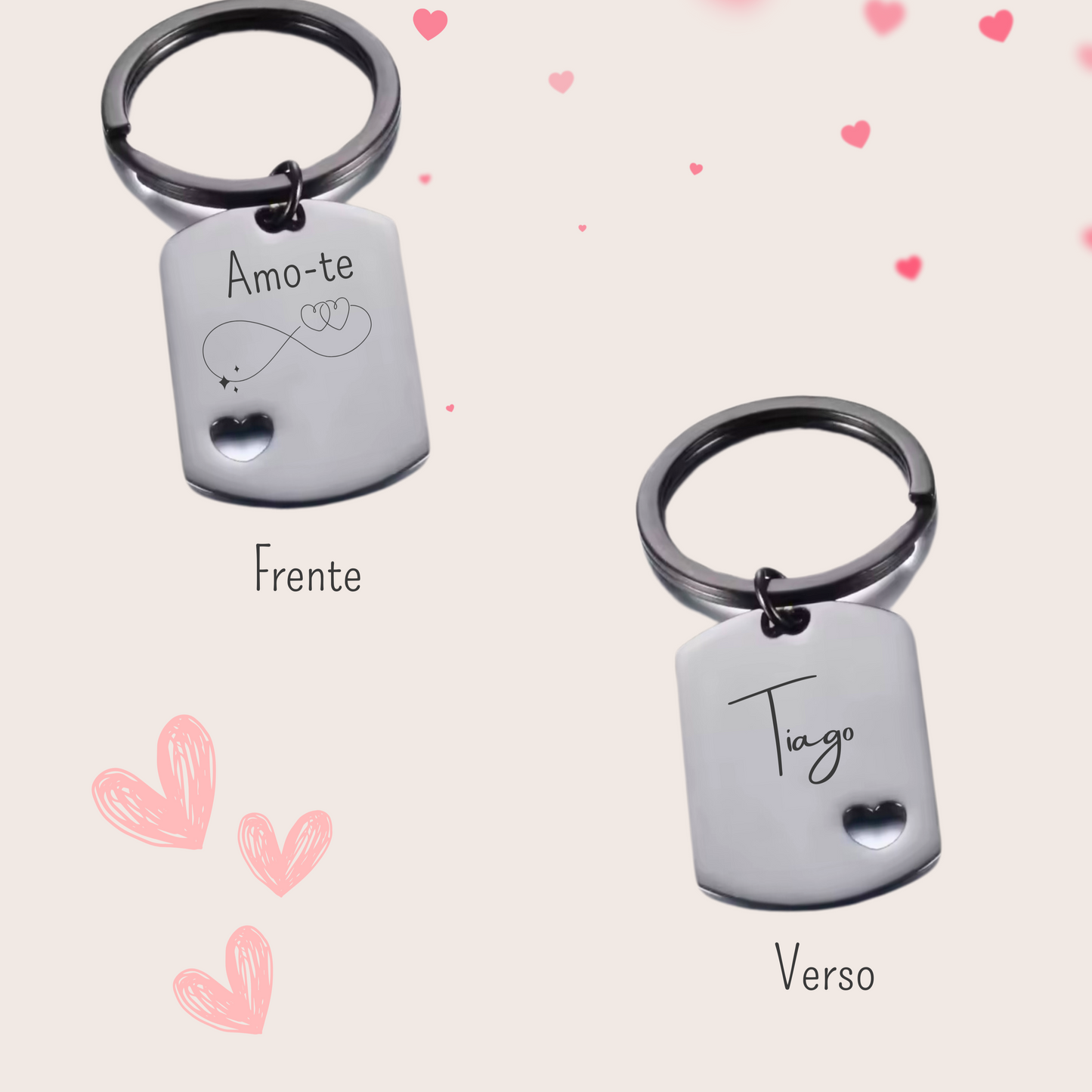 Porta-chaves - Amo-te