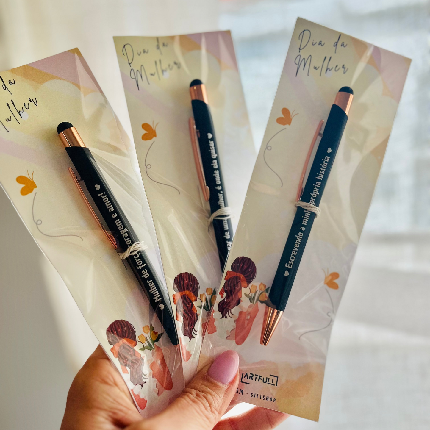 Caneta- Mulher de força...