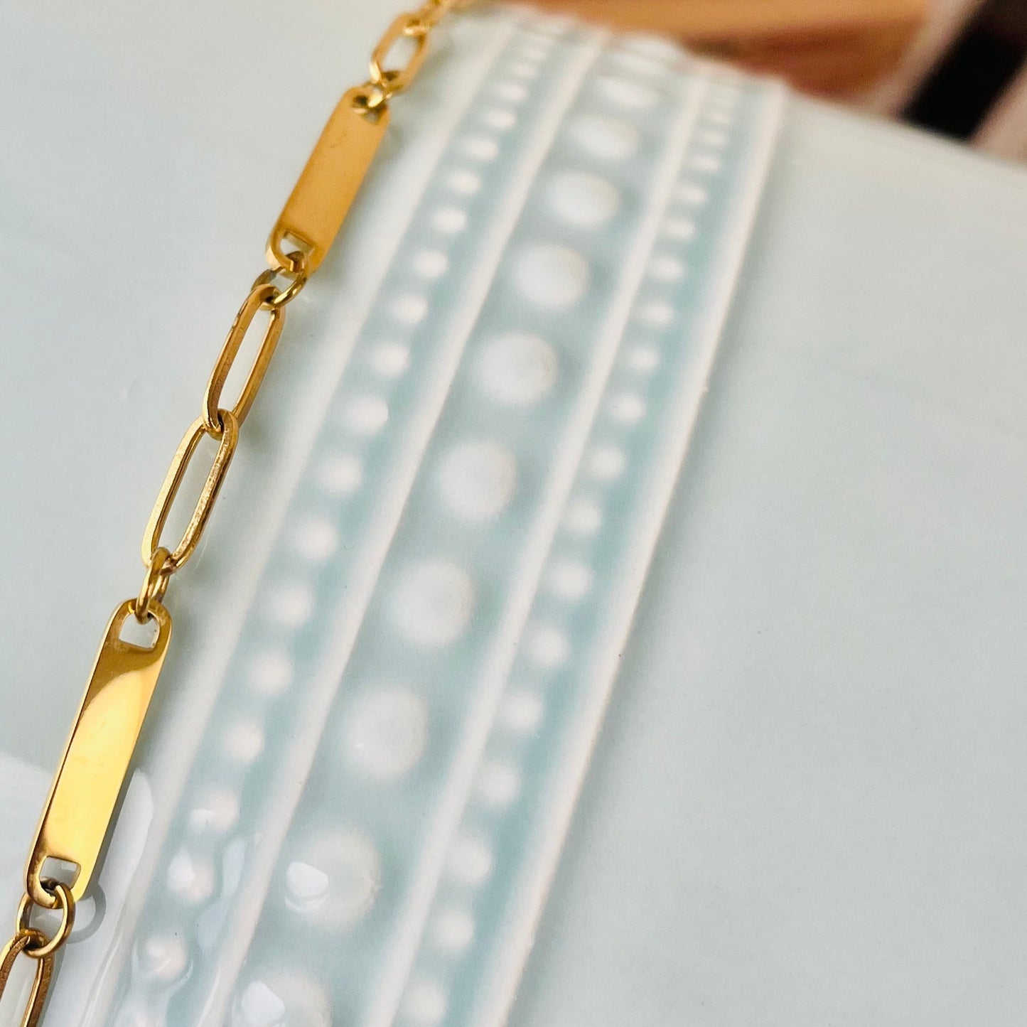 PAPER CLIP- Pulseira dupla - Unissexo