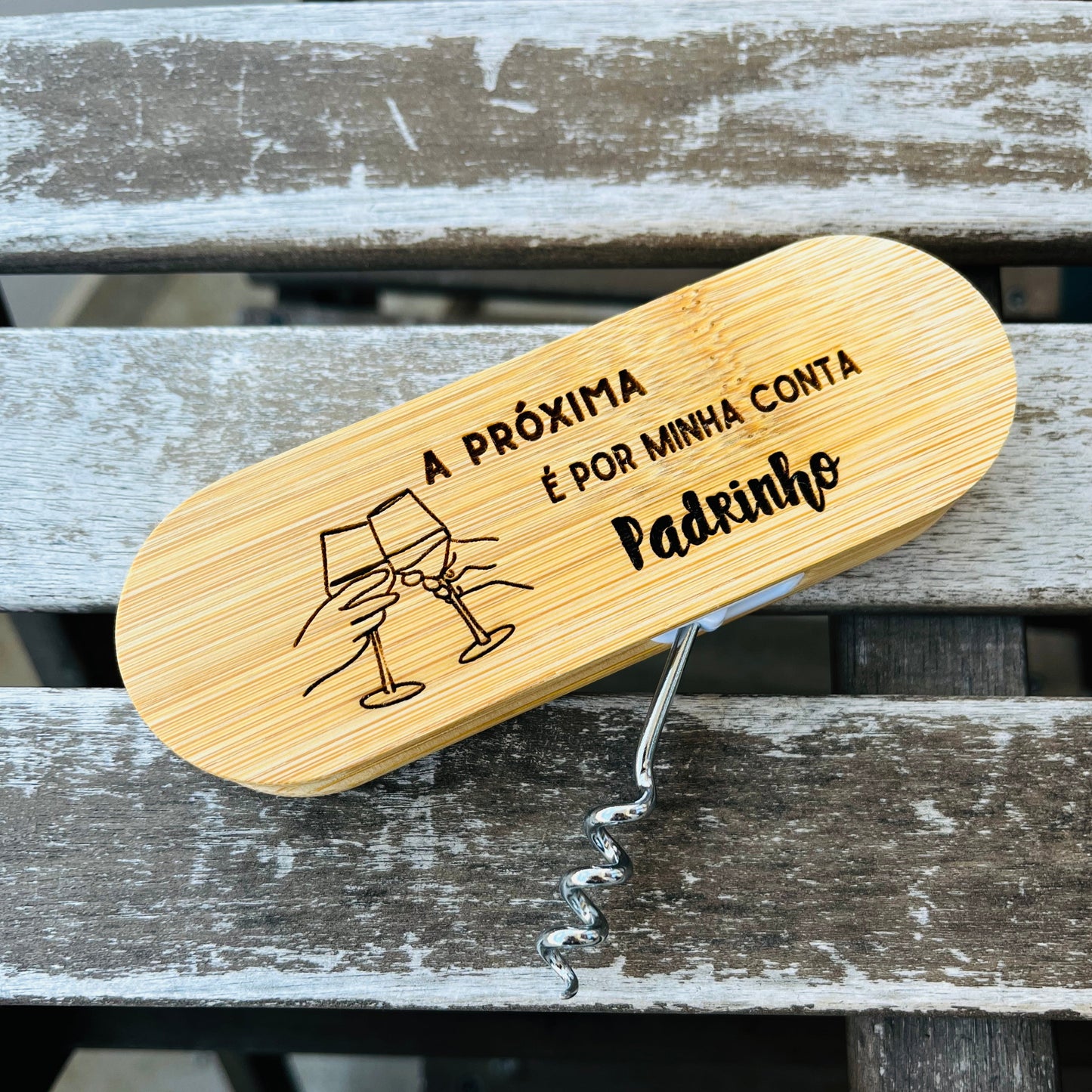 Saca Rolhas / caricas-Padrinho