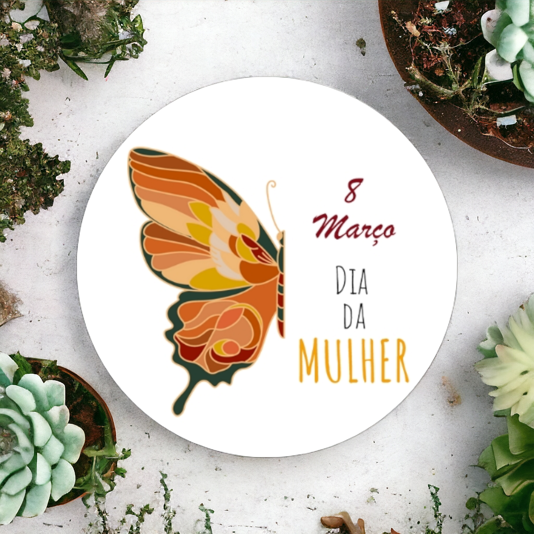 Íman - Dia da Mulher - Borboleta