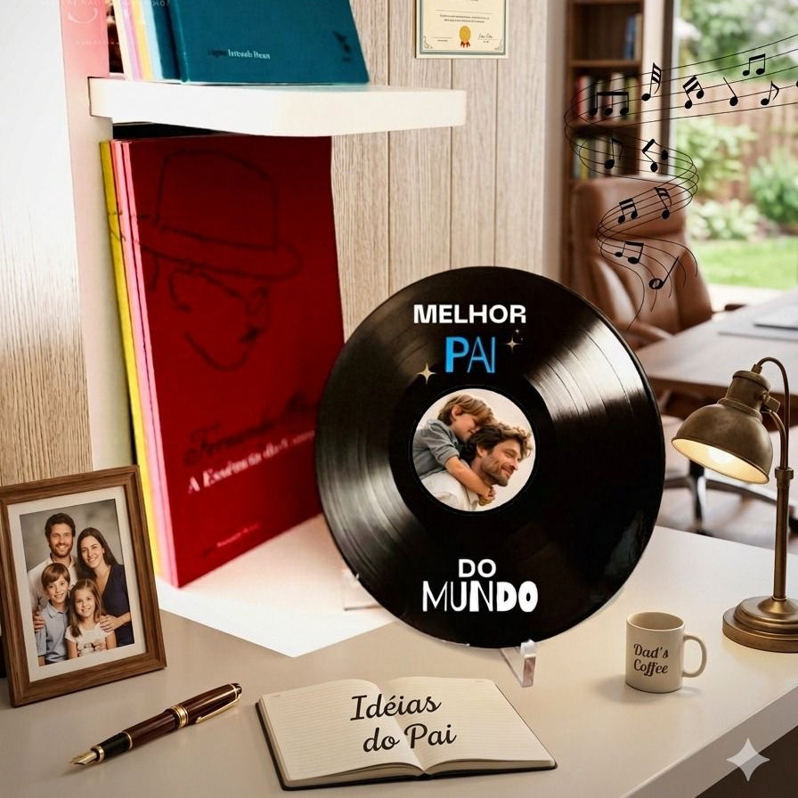 Disco de Vinil Personalizado - Pai
