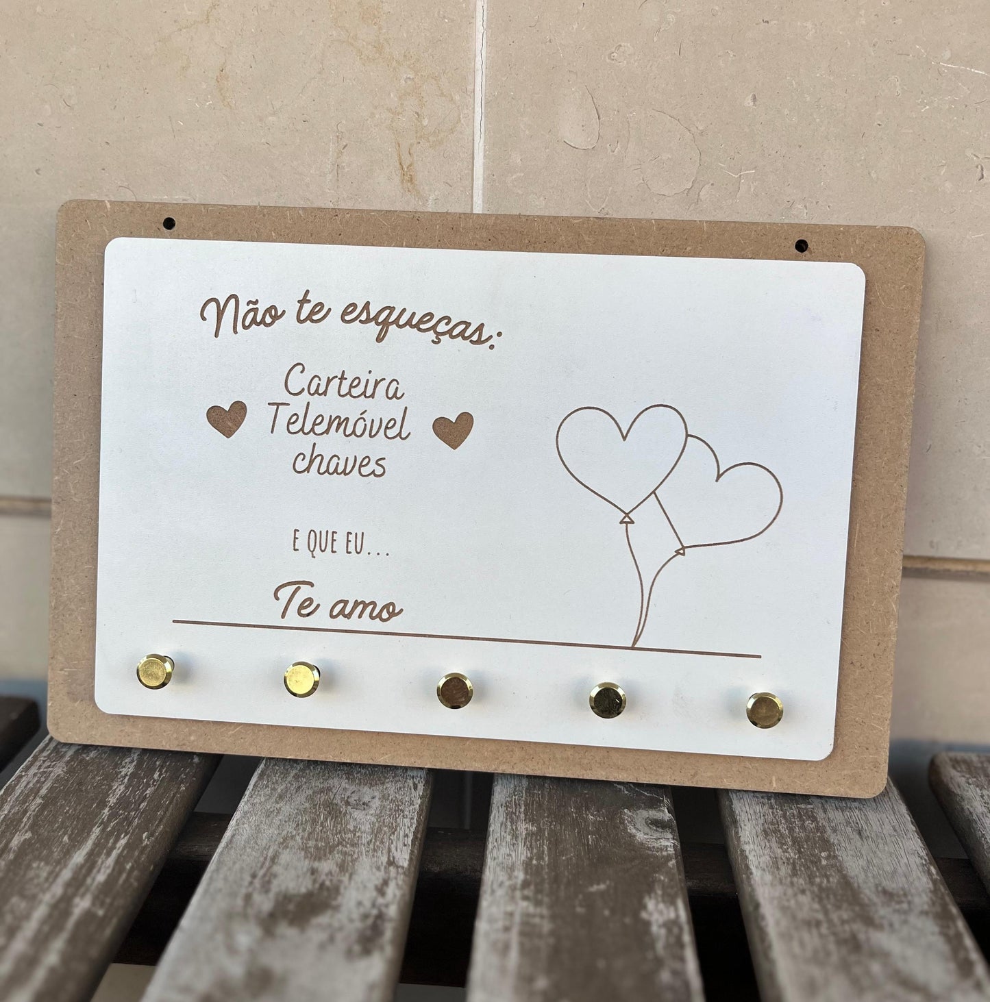 Chaveiro "Não te esqueças"