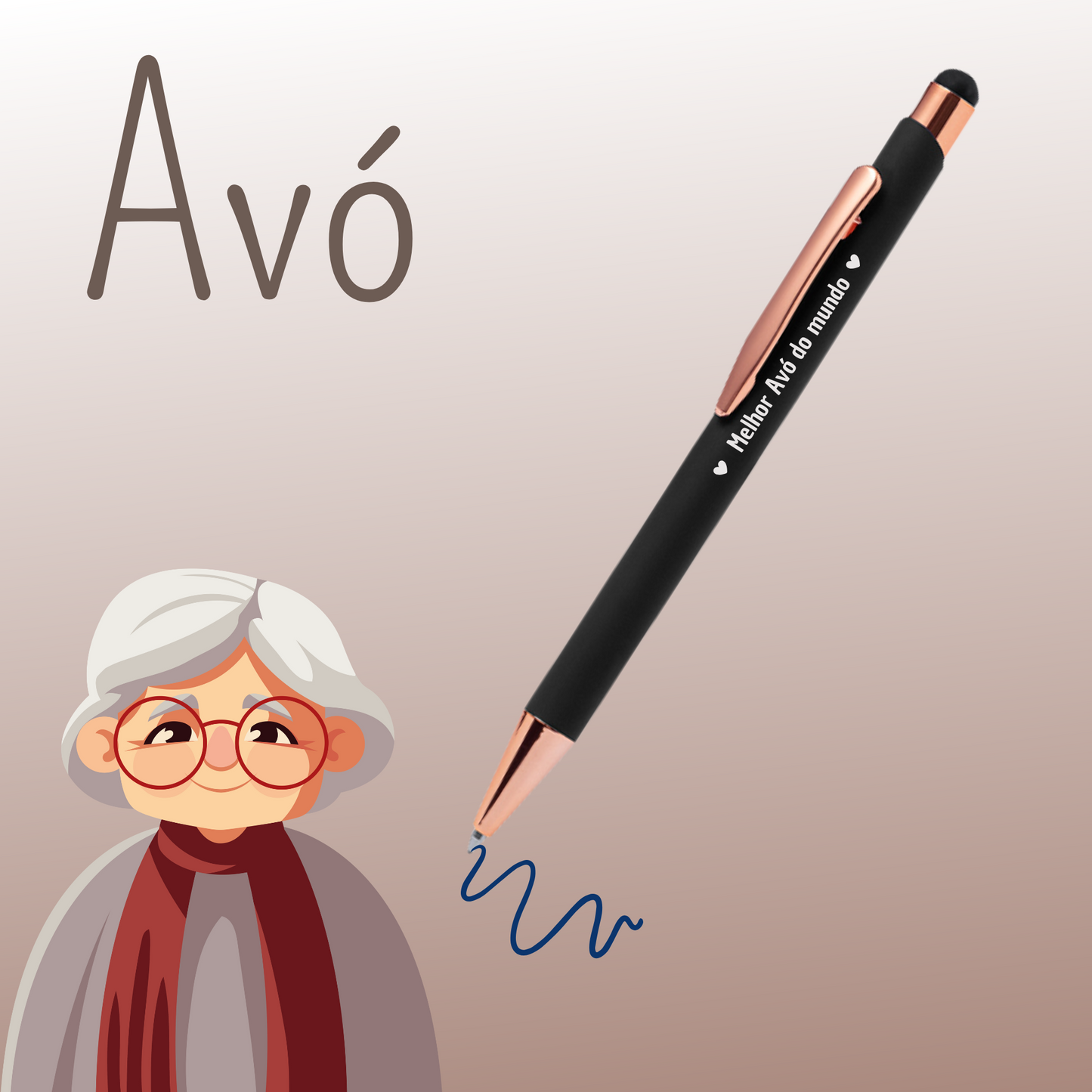 Caneta- A melhor Avó do mundo