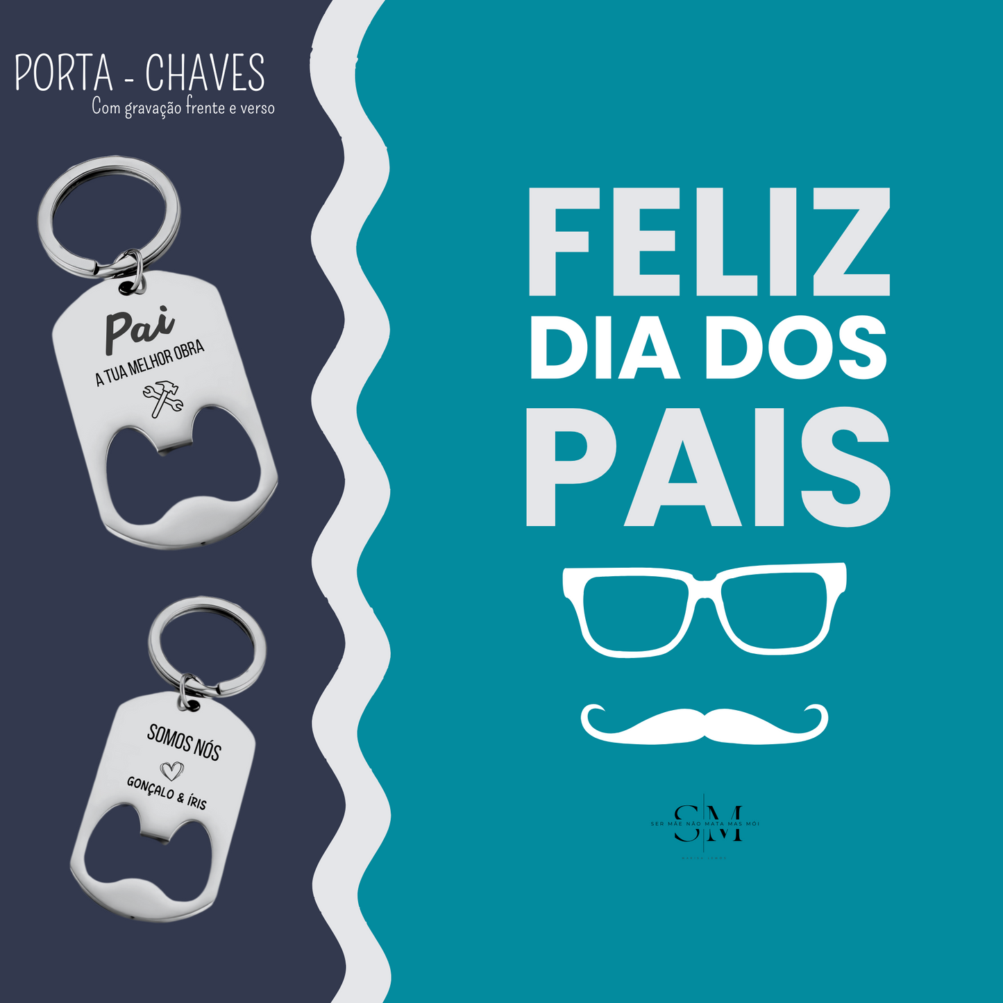 Porta-chaves – Pai a tua melhor obra