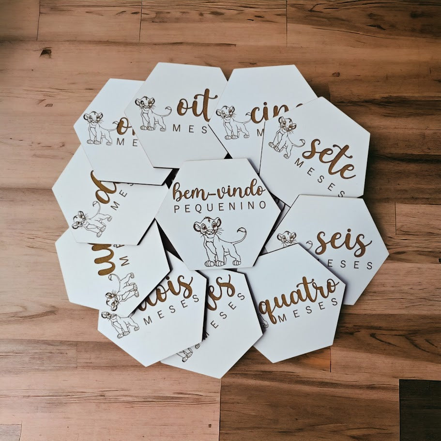 Placas Milestones para Bebés