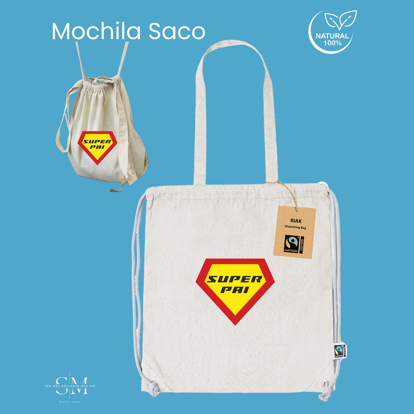 Mochila/Totebag “Super Pai”