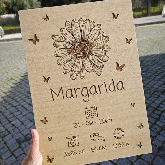 Quadro Nascimento - Folha de Carvalho