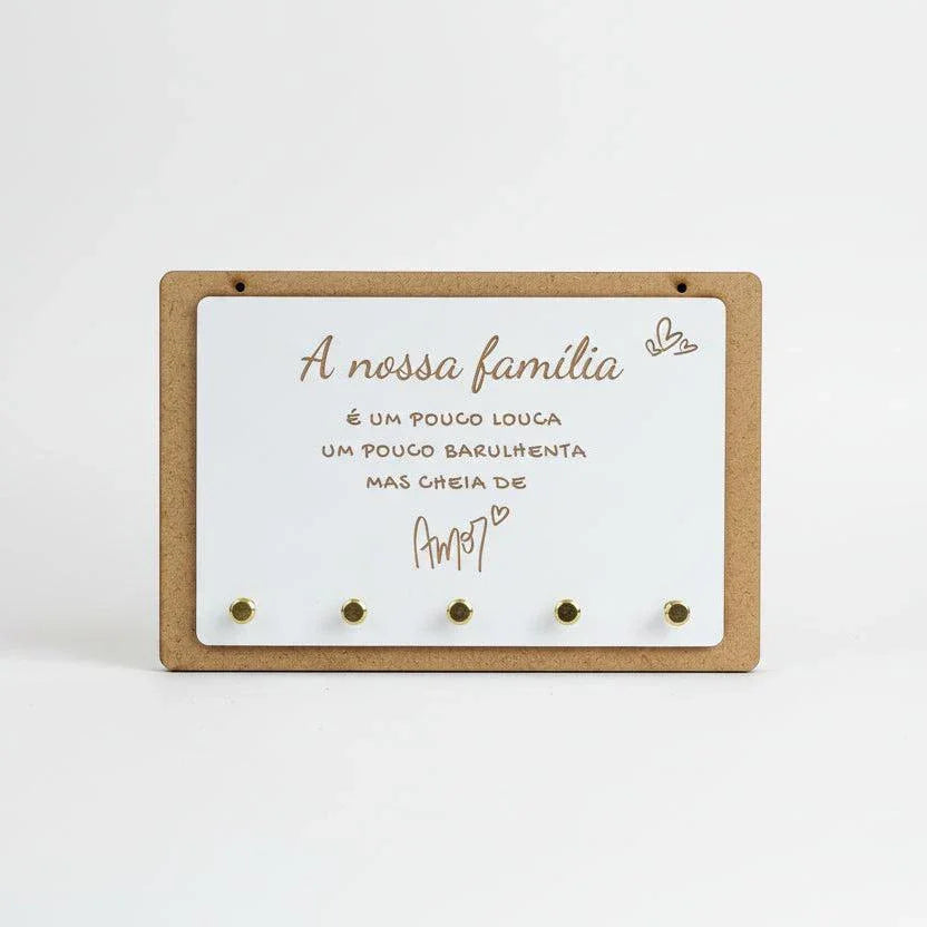Chaveiro  "A nossa família"