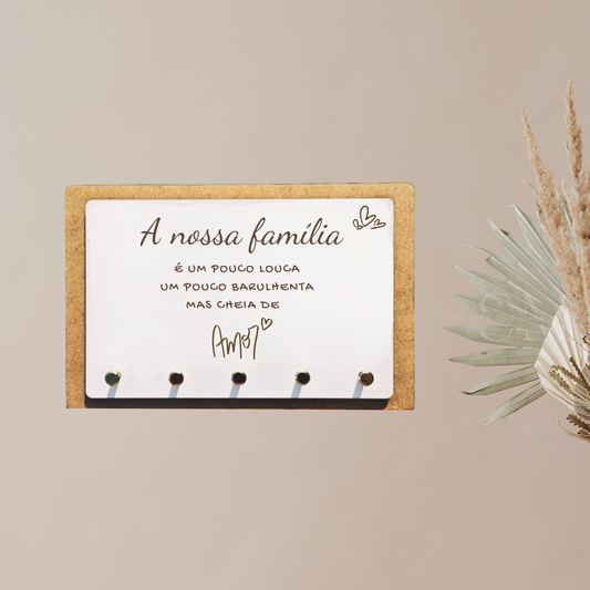 Chaveiro  "A nossa família"