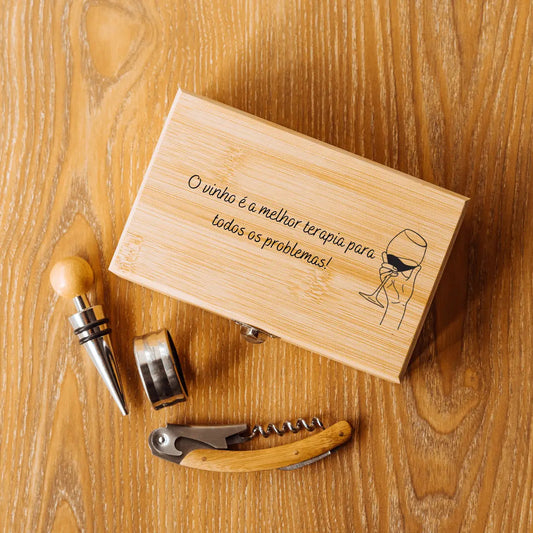 Set vinhos - O vinho é...