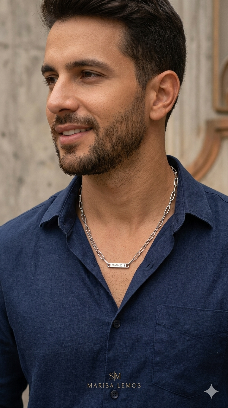 Fio Paper Clip – Personalizável até 3 Chapas