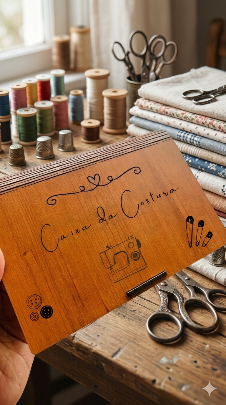 Caixa de Costura - Personalizada