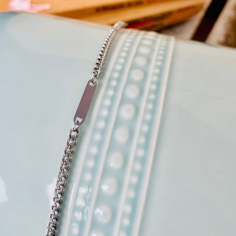 Pulseira CADEN – Com Chapa para Gravação Personalizada