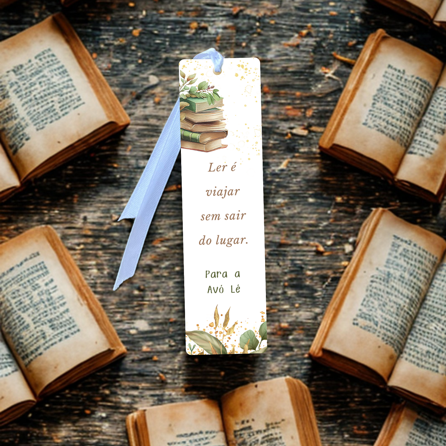Um marcador de livro para quem gosta de viajar sem sair do lugar 