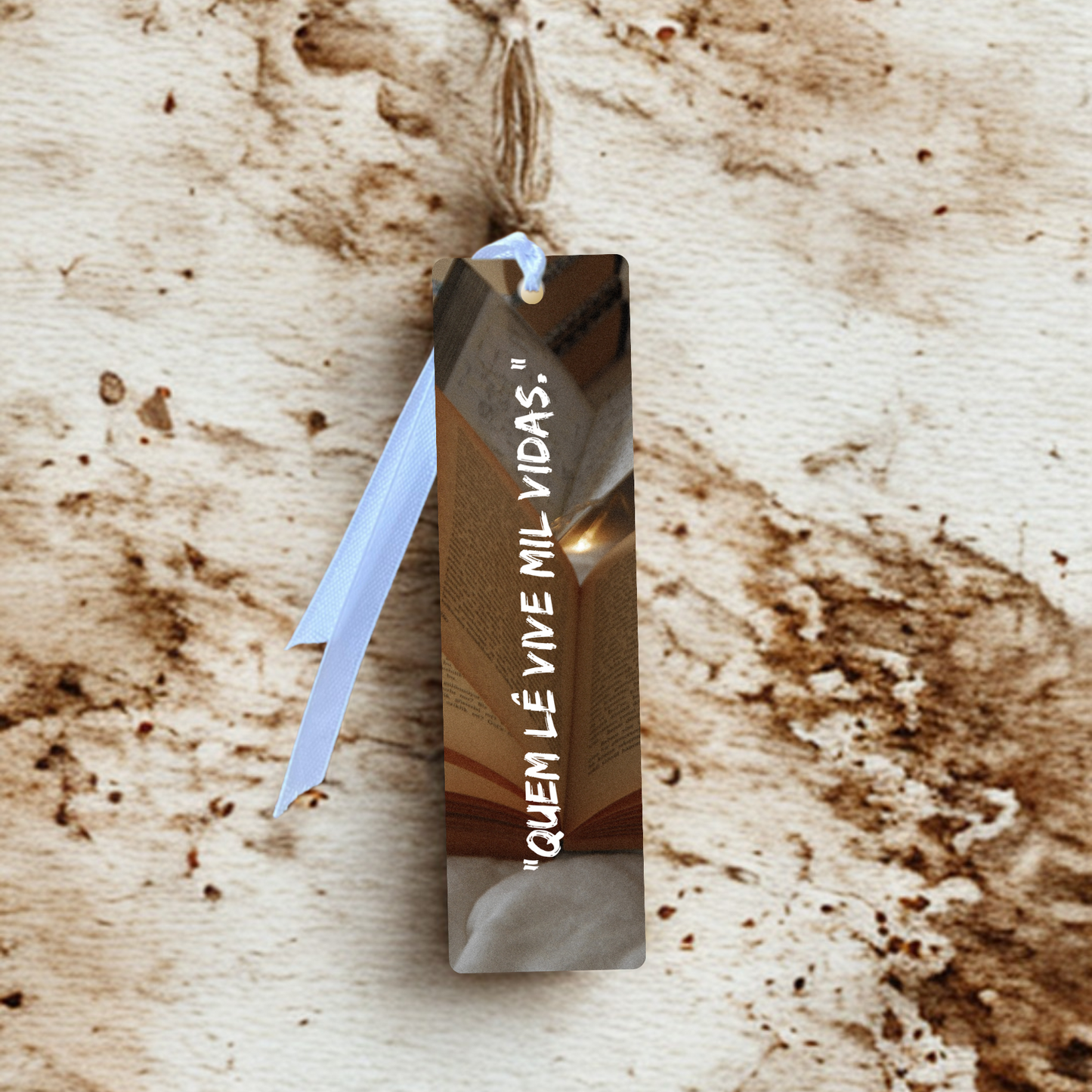 Marcador de livro para oferecer a quem adora ler 