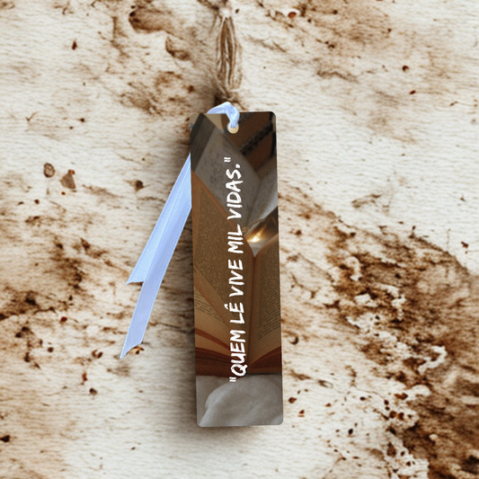 Marcador de livro para oferecer a quem adora ler 