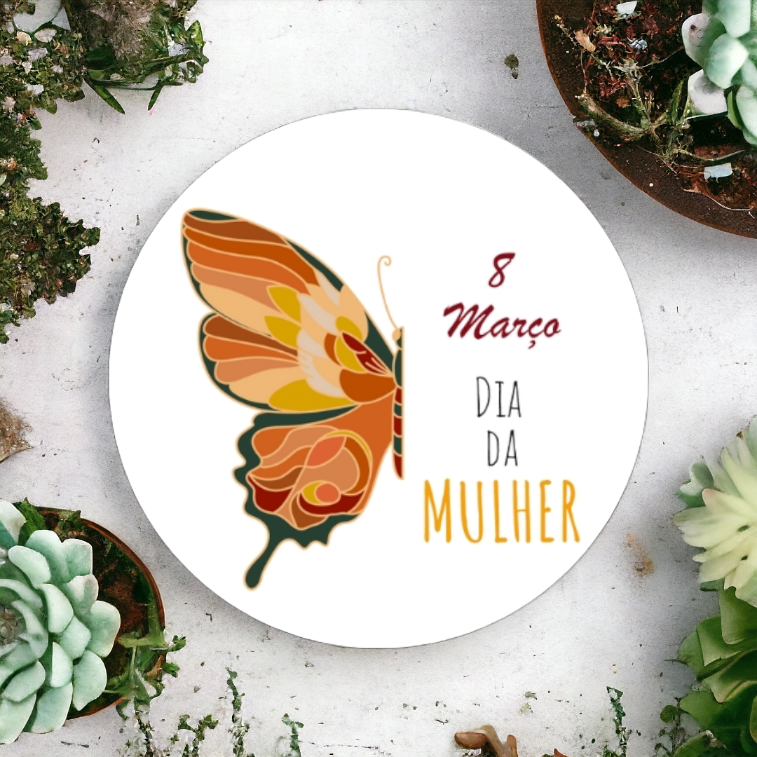 Íman - Dia da Mulher  - Borboleta