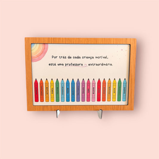 Moldura Professora - Alunos