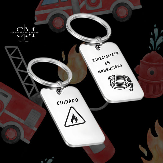 Porta-Chaves Engraçado – Bombeiro