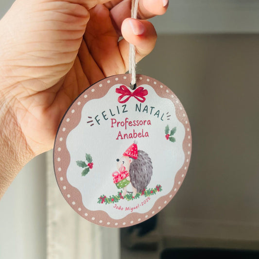 Bola natal professora 