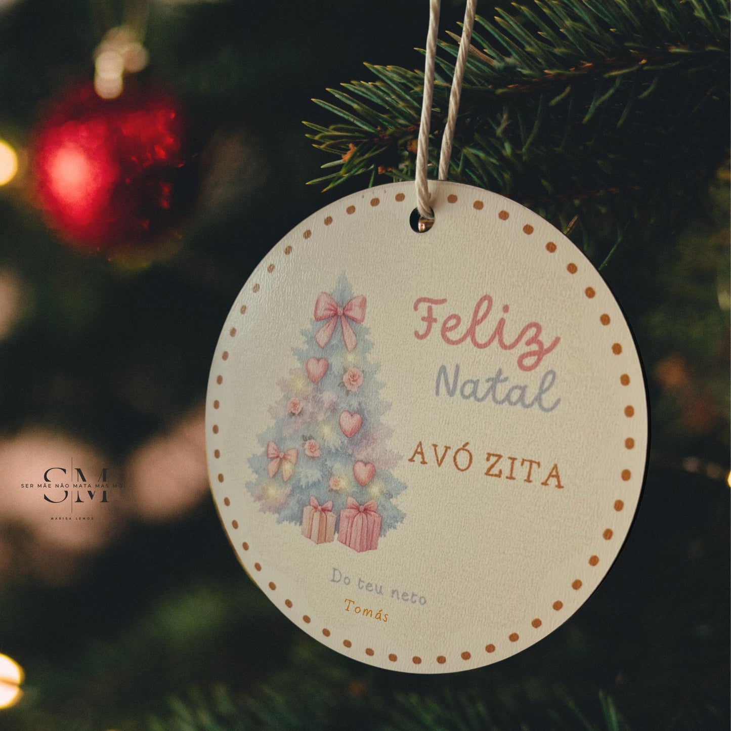 bola natal personalizada