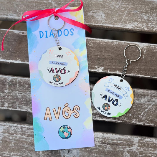 Porta-chaves Avó ou Avô