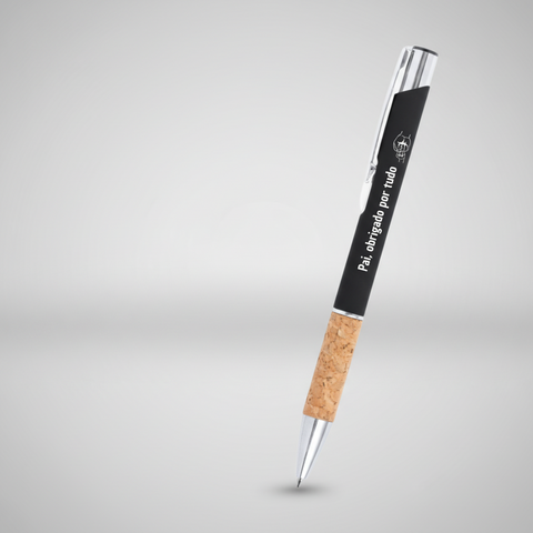 Caneta - cortiça - Pai, obrigado...