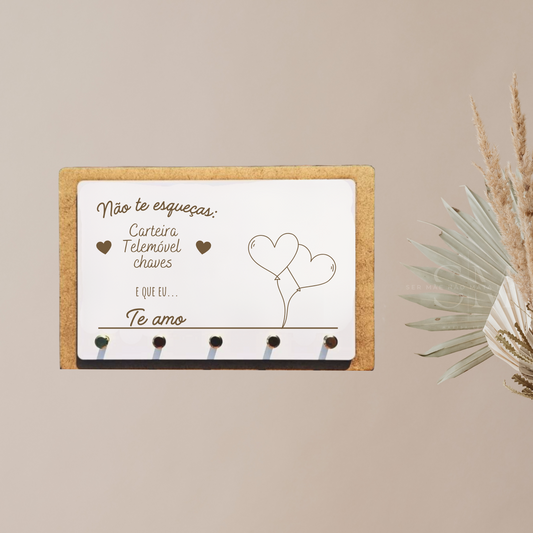 Chaveiro  "Não te esqueças"