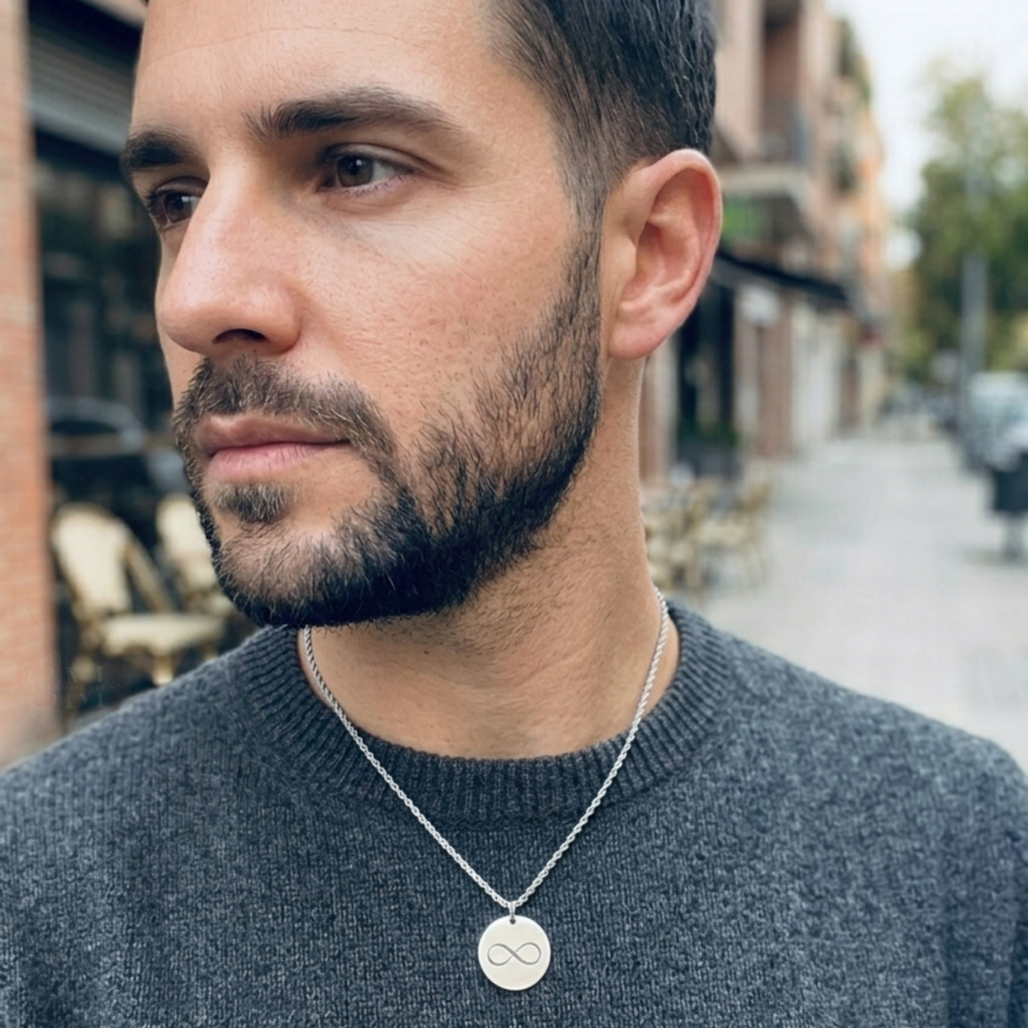 Fio AURA – Medalha Redonda Personalizável