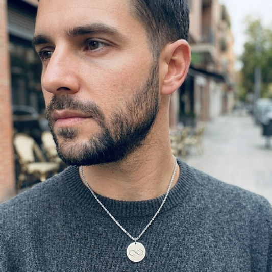 Fio AURA – Medalha Redonda Personalizável