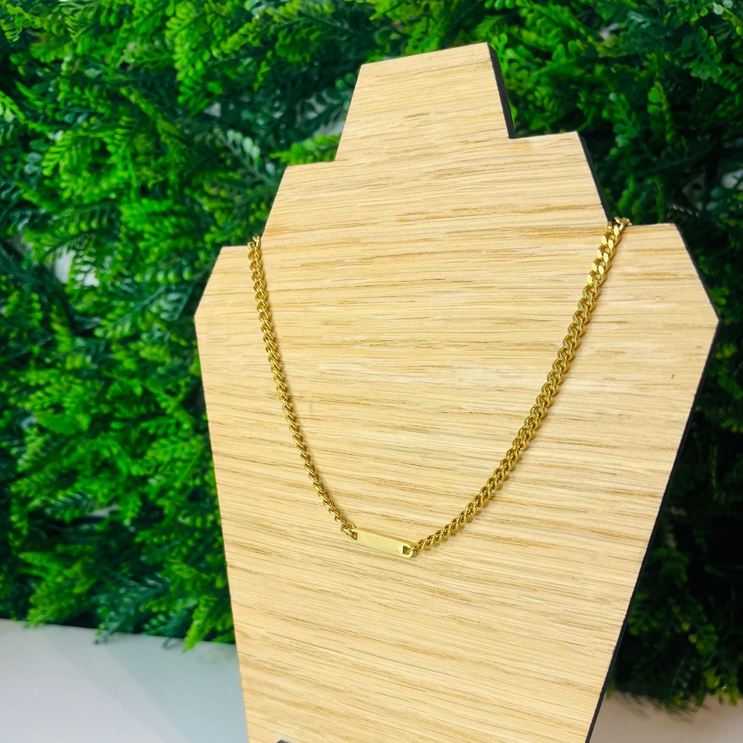 Fio caden em aço inoxidável personalizável