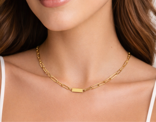 Fio Paper Clip personalizado – detalhe das chapas e cores