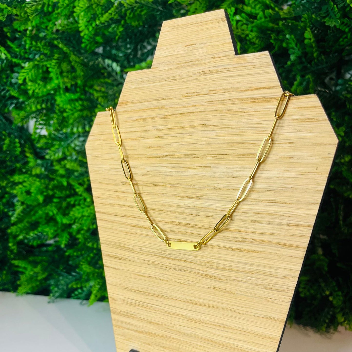 Fio paperclip em aço inoxidável personalizável