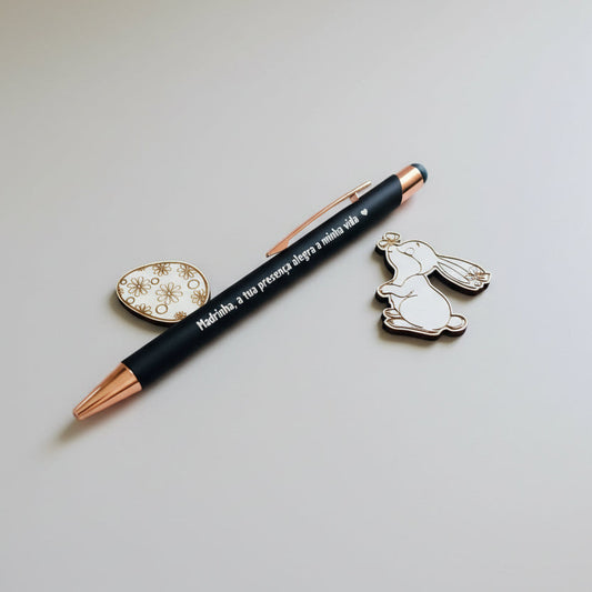 Caneta – “Madrinha, a tua presença alegra a minha vida”