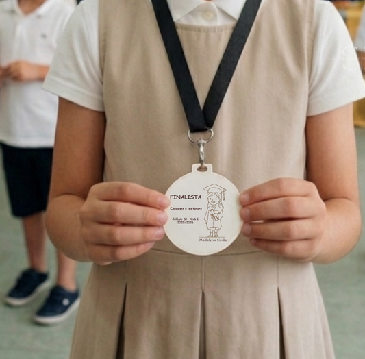 medalha para finalistas