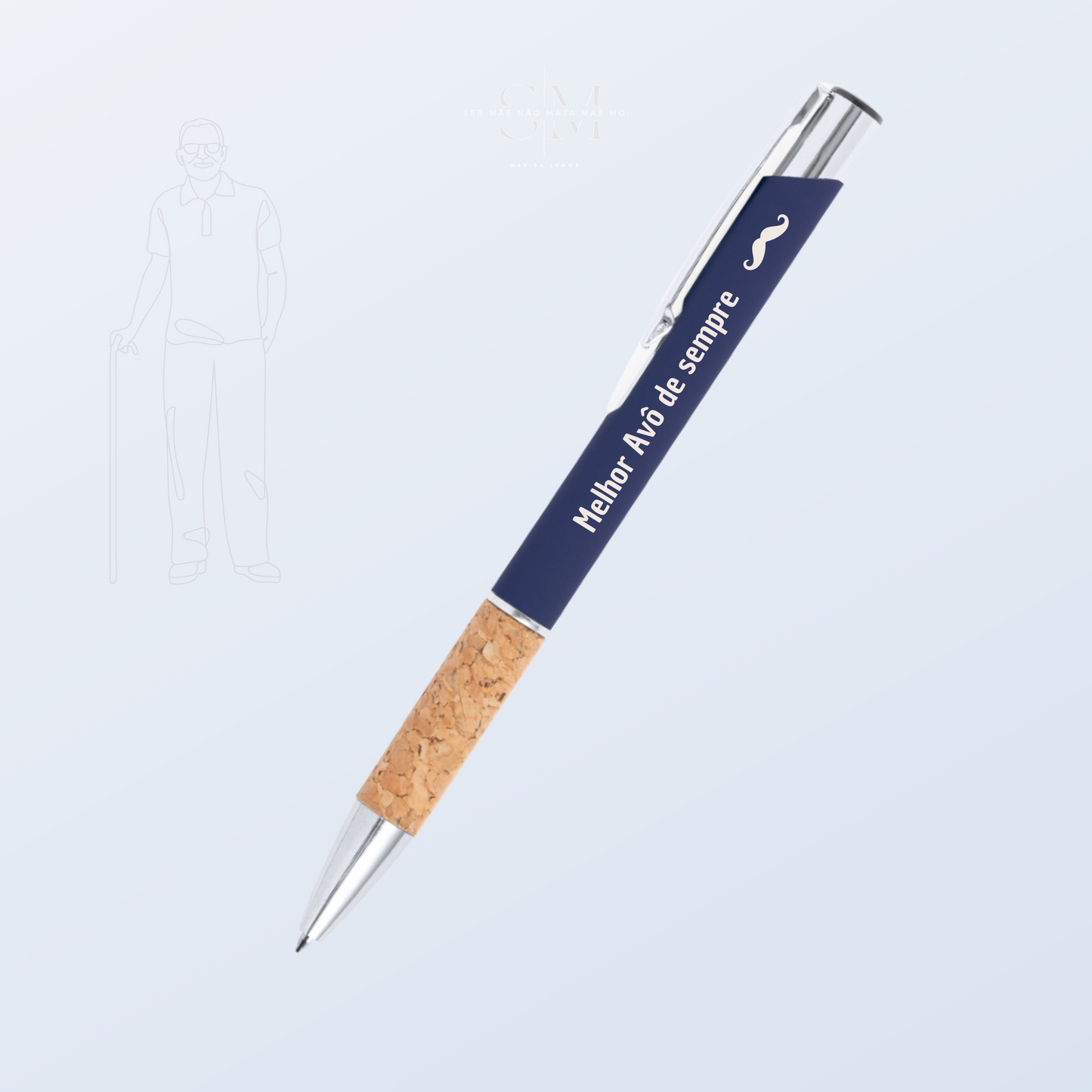 Caneta - cortiça  - Melhor Avô de sempre