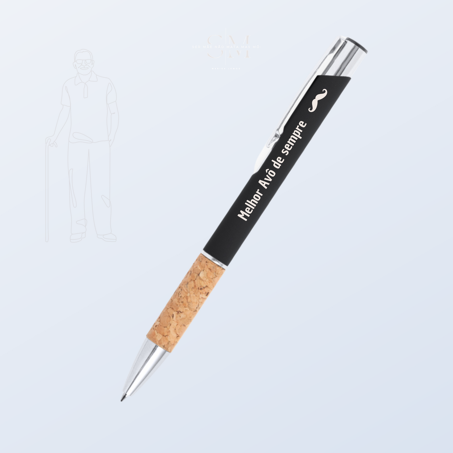 Caneta - cortiça  - Melhor Avô de sempre