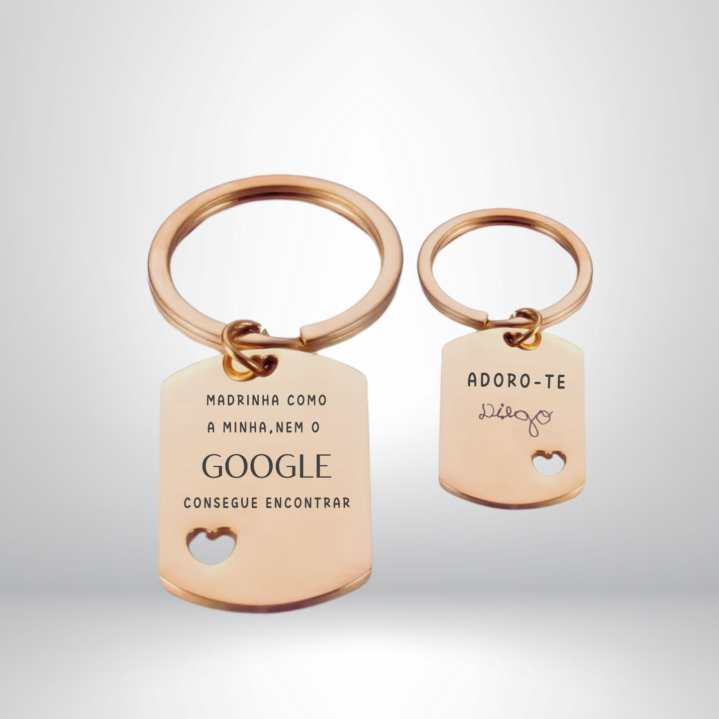 Porta-chaves Madrinha - Com Assinatura Personalizada