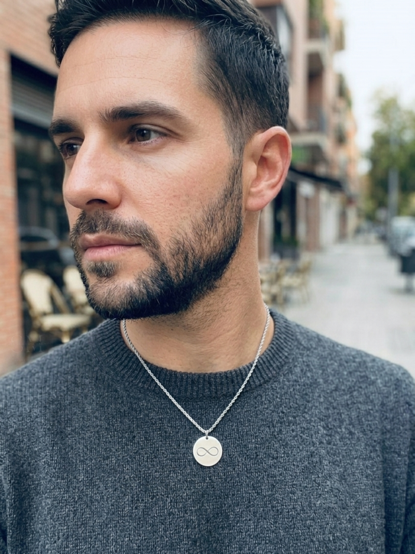 Fio AURA – Medalha Redonda Personalizável