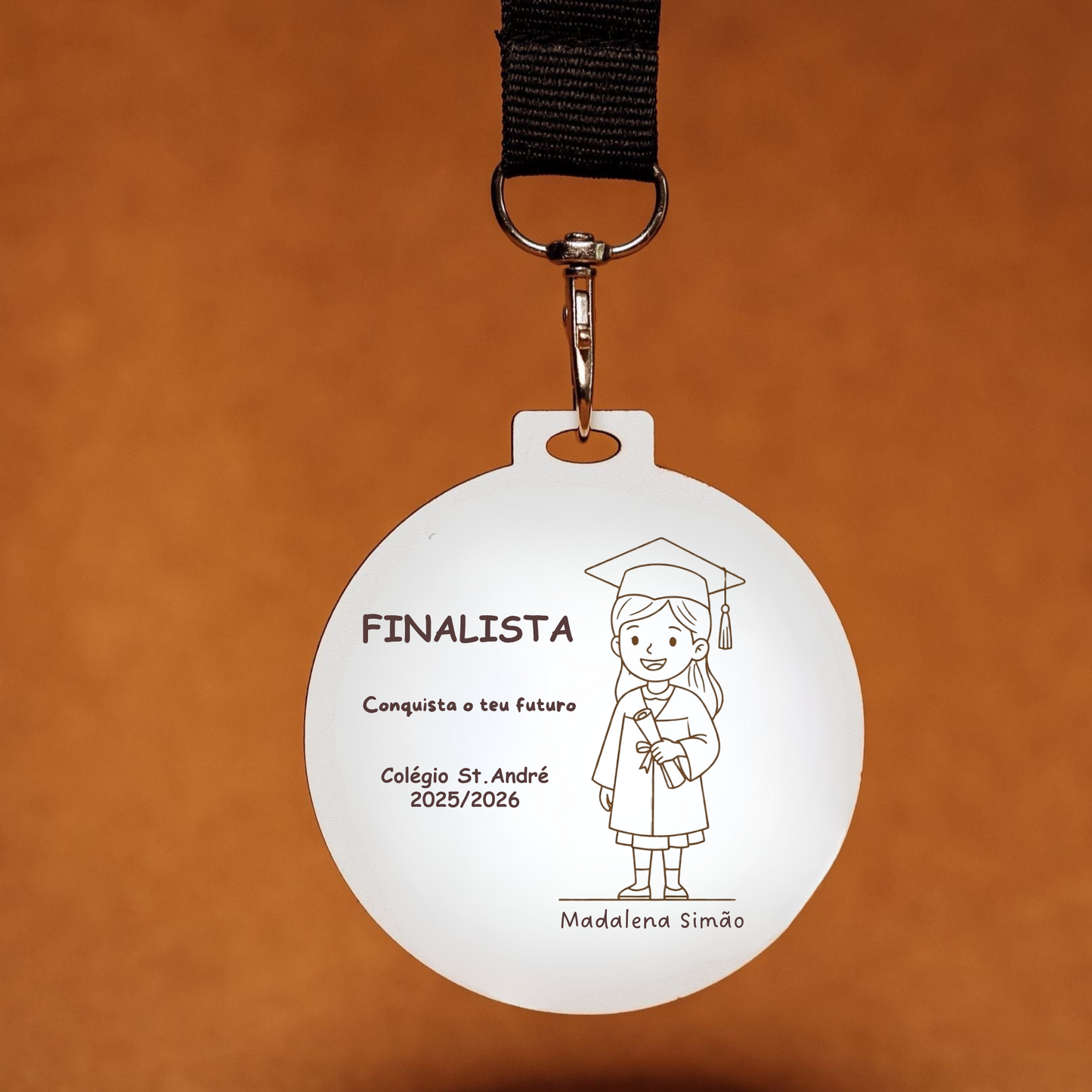 Medalha de Finalista – Lembrança Escolar Personalizada