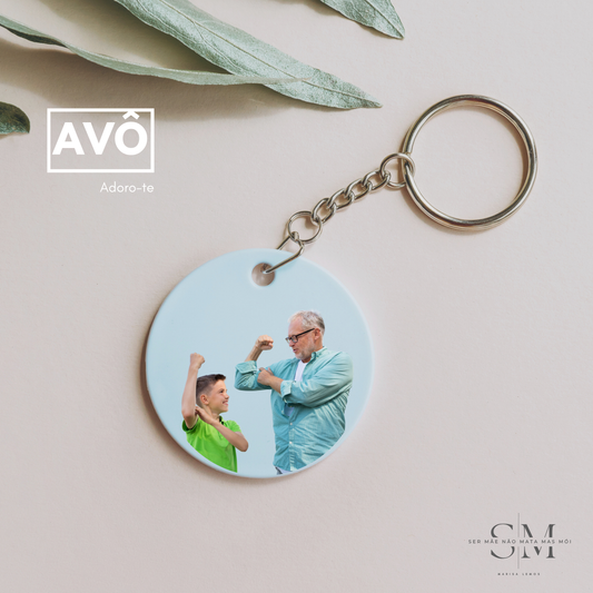 Porta chaves fotografia - Avô
