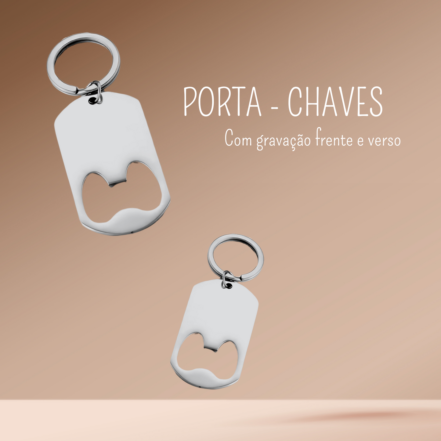 Porta chaves C/ abre Caricas - PERSONALIZA