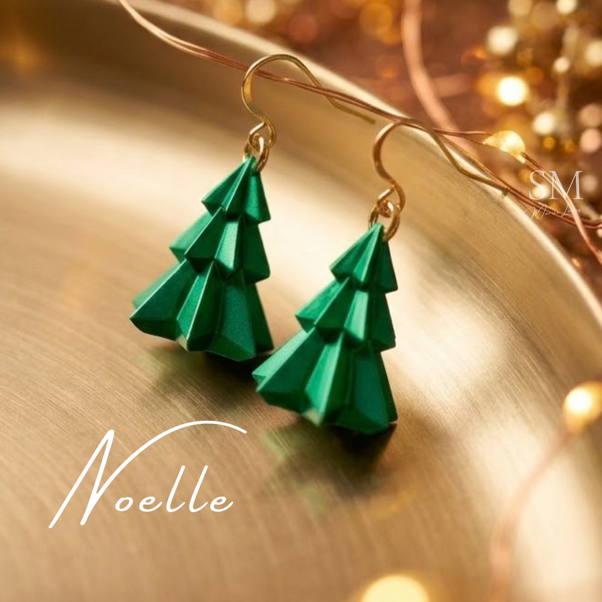 NOELLE – Brincos Pinheiro Verde