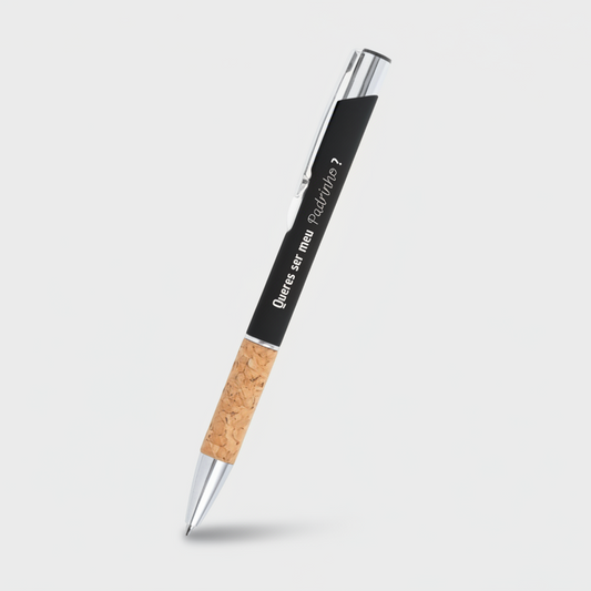 Caneta - cortiça -Queres ser meu padrinho?