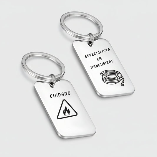 Porta-Chaves Engraçado – Bombeiro