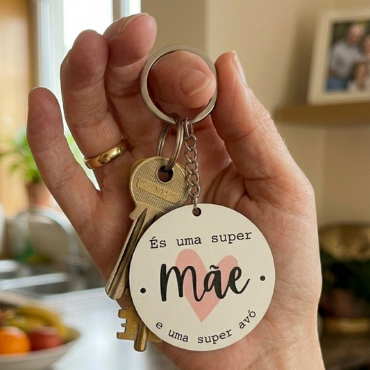 Porta-chaves Mãe & Avó – Presente com Significado